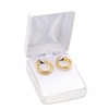Thumbnail Image 4 of 20.0mm Diamond-Cut Tube Hoop Earrings in 14K Gold