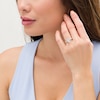 Thumbnail Image 2 of 1 CT. T.W. Composite Pear-Shaped Diamond Frame Engagement Ring in 14K White Gold