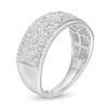 Thumbnail Image 3 of 1/3 CT. T.W. Diamond Art Deco Vintage-Style Anniversary Ring in 10K White Gold