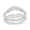 Thumbnail Image 1 of 1 CT. T.W. Diamond Graduated Contour Solitaire Enhancer in 10K White Gold