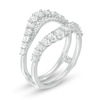Thumbnail Image 2 of 1 CT. T.W. Diamond Contour Solitaire Enhancer in 10K White Gold