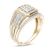 Thumbnail Image 3 of 1 CT. T.W. Composite Diamond Multi-Row Ring in 10K Gold
