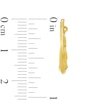 Thumbnail Image 3 of 17.0mm Graduated Swirl Pattern Hoop Earrings in 10K Gold