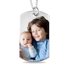 Thumbnail Image 0 of Large Engravable Photo Dog Tag Pendant in 10K White, Yellow or Rose Gold (1 Image and 4 Lines)