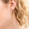 Thumbnail Image 2 of 20.0mm Square Tube Hoop Earrings in 10K Gold