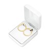Thumbnail Image 4 of 25.0mm Square Tube Hoop Earrings in 10K Gold