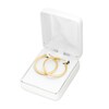 Thumbnail Image 4 of 30.0mm Square Tube Hoop Earrings in 10K Gold