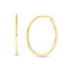 Thumbnail Image 1 of 40.0mm Square Tube Hoop Earrings in 10K Gold