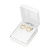 Thumbnail Image 4 of 15.0mm Diamond-Cut Tube Hoop Earrings in 10K Gold