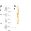 Thumbnail Image 3 of 20.0mm Diamond-Cut Tube Hoop Earrings in 10K Gold