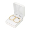 Thumbnail Image 4 of 30.0mm Diamond-Cut Tube Hoop Earrings in 10K Gold