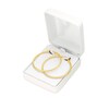 Thumbnail Image 4 of 40.0mm Diamond-Cut Tube Hoop Earrings in 10K Gold