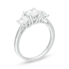 Thumbnail Image 3 of 1-1/2 CT. T.W. Certified Lab-Grown Diamond Past Present Future® Engagement Ring in 14K White Gold (G/SI2)