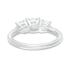 Thumbnail Image 4 of 1-1/2 CT. T.W. Certified Lab-Grown Diamond Past Present Future® Engagement Ring in 14K White Gold (G/SI2)