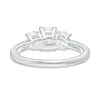 Thumbnail Image 4 of 1-1/2 CT. T.W. Certified Oval Lab-Grown Diamond Past Present Future® Engagement Ring in 14K White Gold (G/SI2)