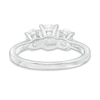 Thumbnail Image 4 of 2 CT. T.W. Certified Oval Lab-Grown Diamond Past Present Future® Engagement Ring in 14K White Gold (G/SI2)