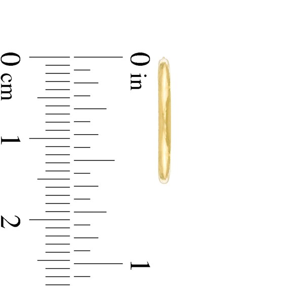 15.0mm Hoop Earrings in 10K Gold