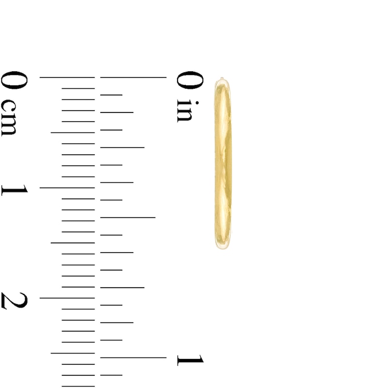 Main Image 3 of 15.0mm Hoop Earrings in 10K Gold