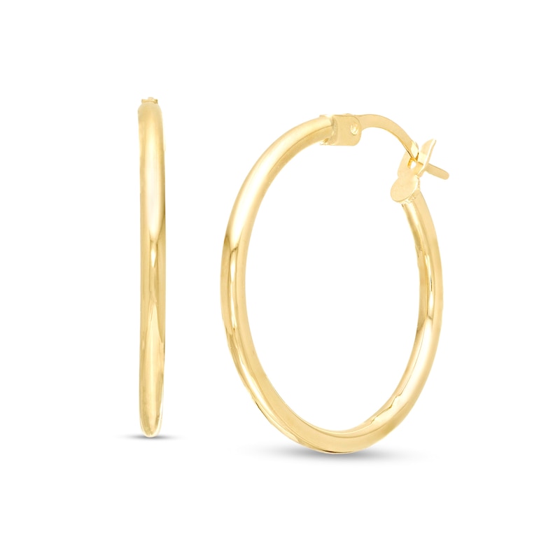 Main Image 1 of 20.0mm Hoop Earrings in 10K Gold