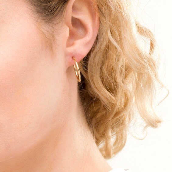 20.0mm Hoop Earrings in 10K Gold