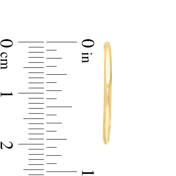 20.0mm Hoop Earrings in 10K Gold