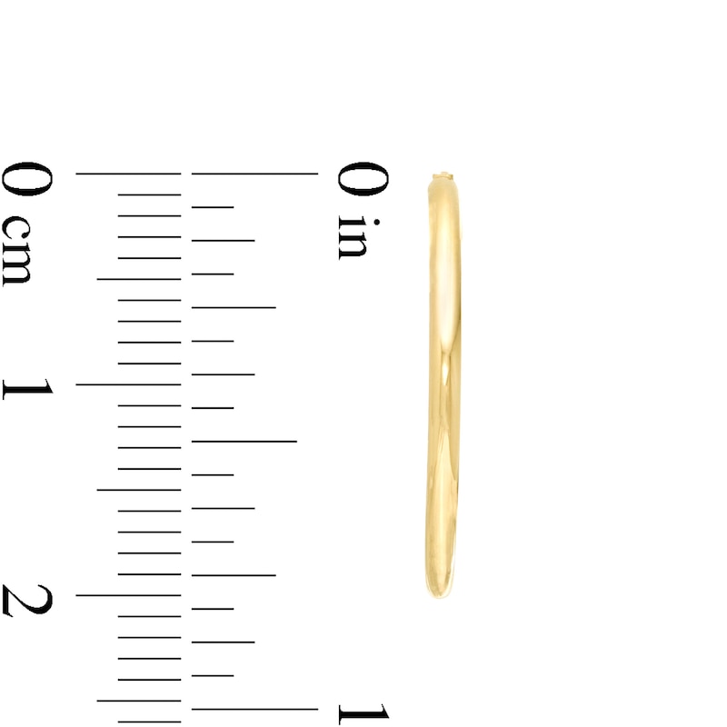 Main Image 3 of 20.0mm Hoop Earrings in 10K Gold