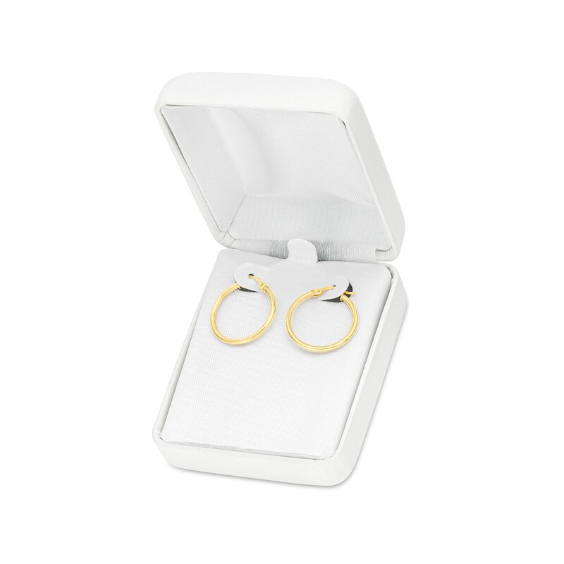 Main Image 4 of 20.0mm Hoop Earrings in 10K Gold