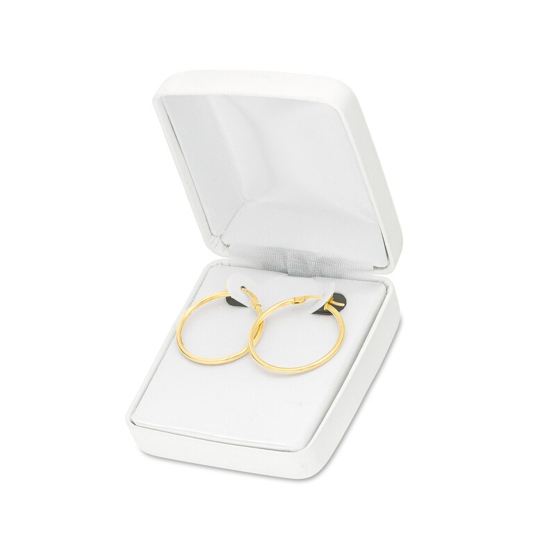 Main Image 4 of 25.0mm Hoop Earrings in 10K Gold