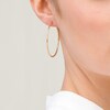 Thumbnail Image 1 of 1.5 x 40.0mm Hoop Earrings in 10K Gold