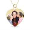 Thumbnail Image 0 of Medium Engravable Photo Heart Pendant in 10K White, Yellow or Rose Gold (1 Image and 3 Lines)