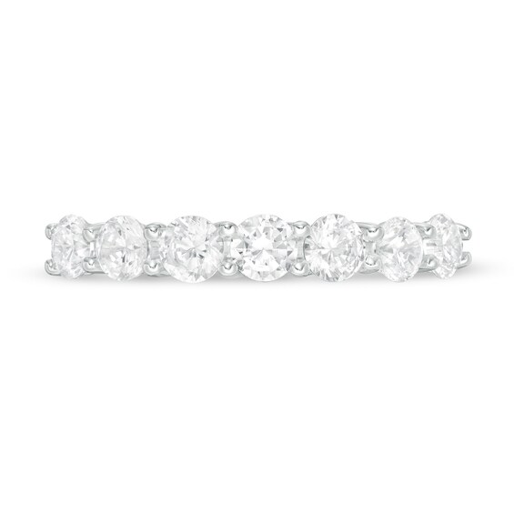 1 CT. T.w. Certified Lab-Grown Diamond Seven Stone Anniversary Band in 14K White Gold (F/Si2)