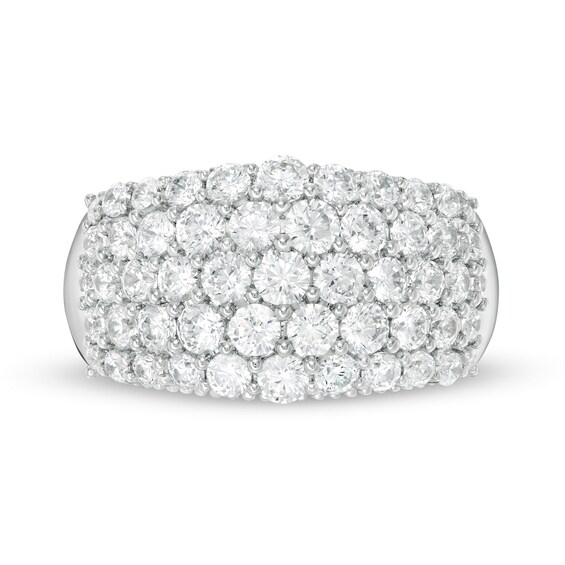 2 CT. T.w. Certified Lab-Grown Diamond Multi-Row Ring in 14K White Gold (F/Si2)