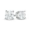 Thumbnail Image 0 of 1/2 CT. T.W. Certified Lab-Created Diamond Solitaire Stud Earrings in 14K White Gold (F/SI2)