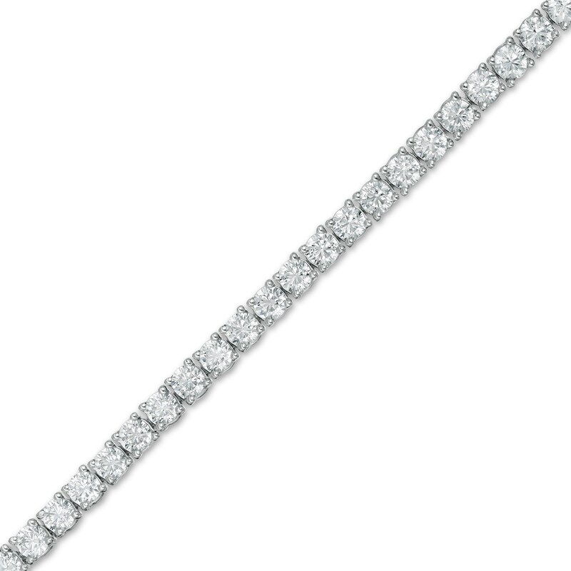 Main Image 1 of 3 CT. T.W. Certified Lab-Grown Diamond Tennis Bracelet in 14K White Gold (F/SI2) - 7.25"