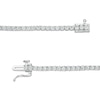 Thumbnail Image 3 of 3 CT. T.W. Certified Lab-Grown Diamond Tennis Bracelet in 14K White Gold (F/SI2) - 7.25"