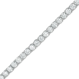 5 CT. T.W. Certified Lab-Created Diamond Tennis Bracelet in 14K White Gold (F/SI2) - 7.25&quot;