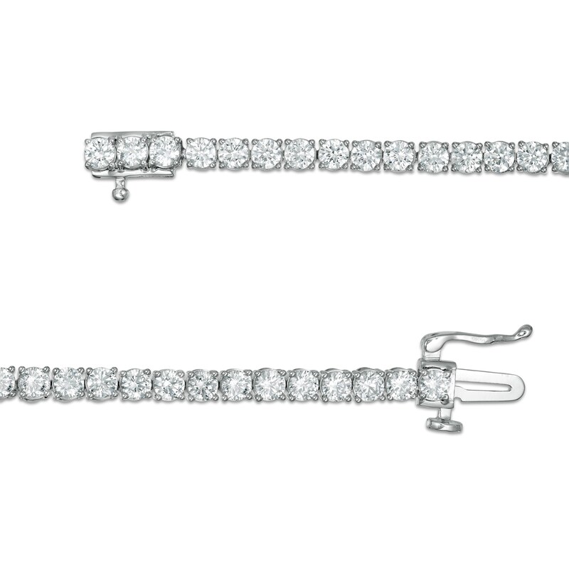 Main Image 3 of 5 CT. T.W. Certified Lab-Grown Diamond Tennis Bracelet in 14K White Gold (F/SI2) - 7.25"
