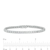 Thumbnail Image 3 of 7 CT. T.W. Certified Lab-Created Diamond Tennis Bracelet in 14K White Gold (F/SI2) - 7.25"