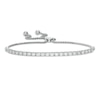 Thumbnail Image 0 of 1 CT. T.W. Certified Lab-Created Diamond Tennis Bolo Bracelet in 14K White Gold (F/SI2) - 9.0"