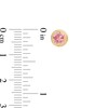 Thumbnail Image 3 of Child's 6.0mm Pink Cubic Zirconia Solitaire Flower Stud Earrings in 14K Gold