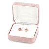 Thumbnail Image 4 of Child's 6.0mm Pink Cubic Zirconia Solitaire Flower Stud Earrings in 14K Gold