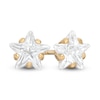 Thumbnail Image 0 of Child's 6.0mm Star-Shaped Cubic Zirconia Solitaire Stud Earrings in 14K Gold