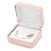 Thumbnail Image 4 of Child's Oval ID and Cross Bracelet in 14K Gold - 6"