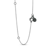 Thumbnail Image 2 of The Kindred Heart from Vera Wang Love Collection 5/8 CT. T.W. Black Diamond Pendant in Sterling Silver - 19"
