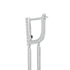 Thumbnail Image 3 of Vera Wang Love Collection 1/3 CT. T.W. Black Diamond Linear Drop Earrings in Sterling Silver