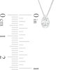 Thumbnail Image 3 of 1/3 CT. Pear-Shaped Diamond Solitaire Pendant in 14K White Gold