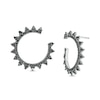 Thumbnail Image 1 of Vera Wang Love Collection 5/8 CT. T.W. Black Diamond Sunburst Drop Earrings in Sterling Silver