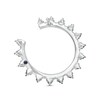 Thumbnail Image 2 of Vera Wang Love Collection 5/8 CT. T.W. Black Diamond Sunburst Drop Earrings in Sterling Silver