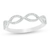 Thumbnail Image 1 of 1/10 CT. T.W. Diamond Marquise Shapes Ring in 10K White Gold