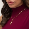 Thumbnail Image 2 of Made in Italy Double Heart Lariat Necklace in 10K Gold